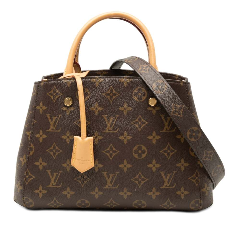 Louis Vuitton Montaigne Handbag Canvas #316161L22B